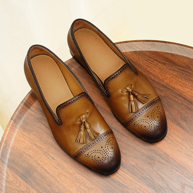 Exoticade Diamoré Ebonique Croc Loafers