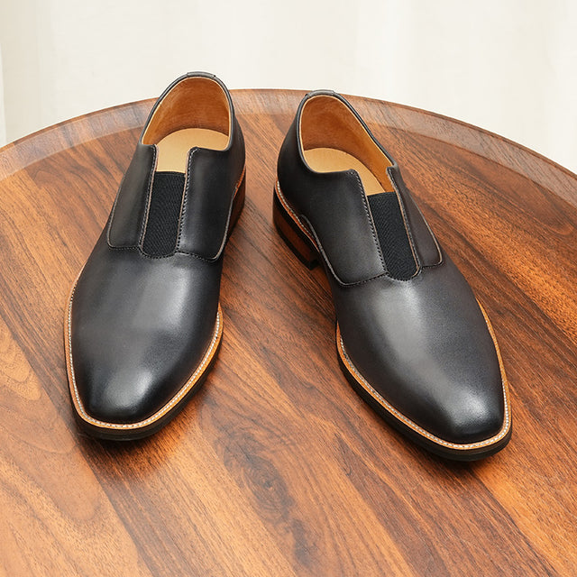 Eldorian Elegance Leather Slip Loafers