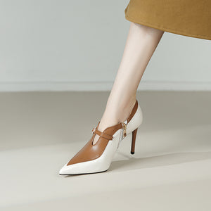 AlliLuxe Classic Elegant Heel Shoes