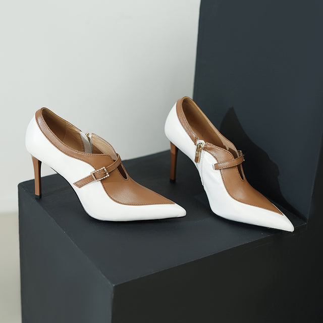 AlliLuxe Classic Elegant Heel Shoes