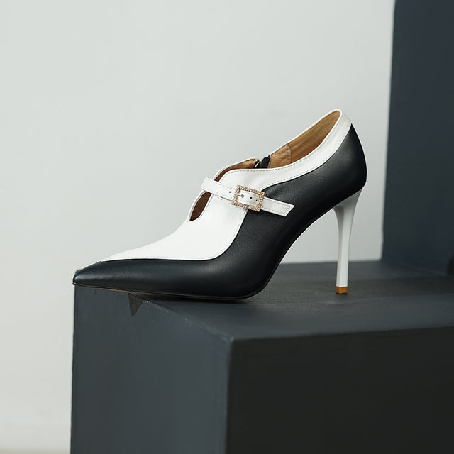 AlliLuxe Classic Elegant Heel Shoes