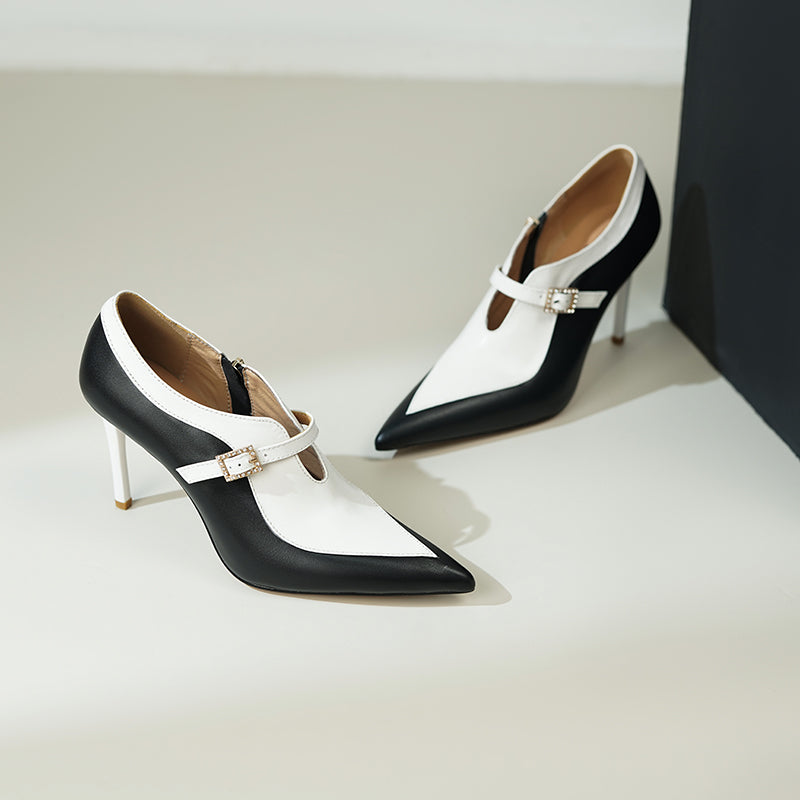 AlliLuxe Classic Elegant Heel Shoes