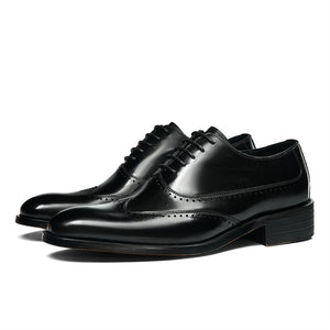 Eldorian Elegance Leather Laces Loafers