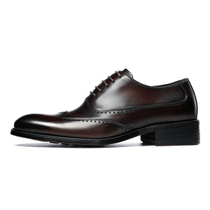 Eldorian Elegance Leather Laces Loafers