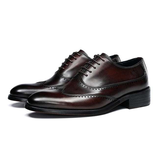Eldorian Elegance Leather Laces Loafers