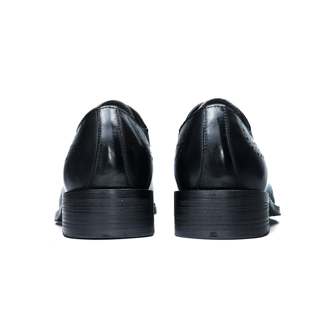 Eldorian Elegance Leather Laces Loafers