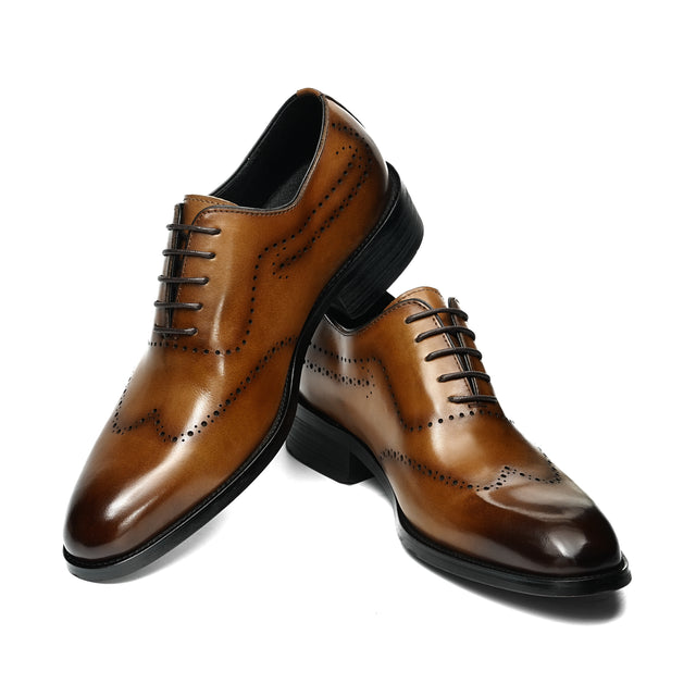 Eldorian Elegance Leather Laces Loafers