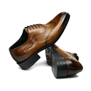 Eldorian Elegance Leather Laces Loafers
