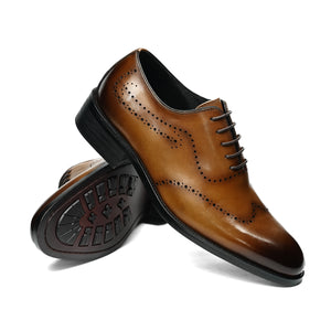 Eldorian Elegance Leather Laces Loafers