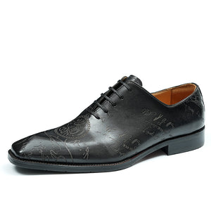 ExoticLuxe Cow Leather Lace Up Brogues