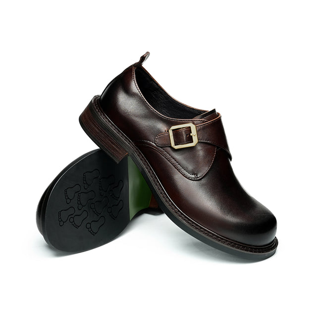 Serpatura Croctex Buckle Brogues Monk Footwear