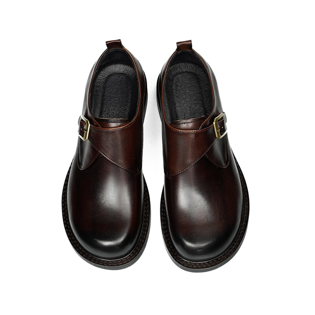 Serpatura Croctex Buckle Brogues Monk Footwear