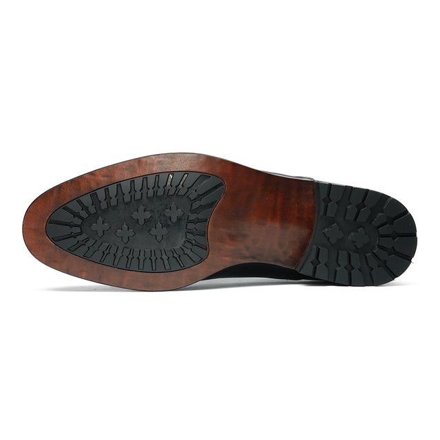 Aurastyle Ebonique Leather Brogues