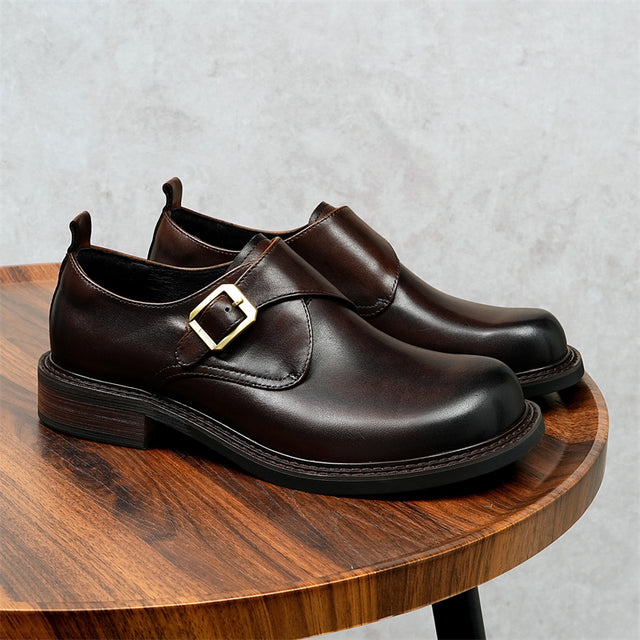 Serpatura Croctex Buckle Brogues Monk Footwear