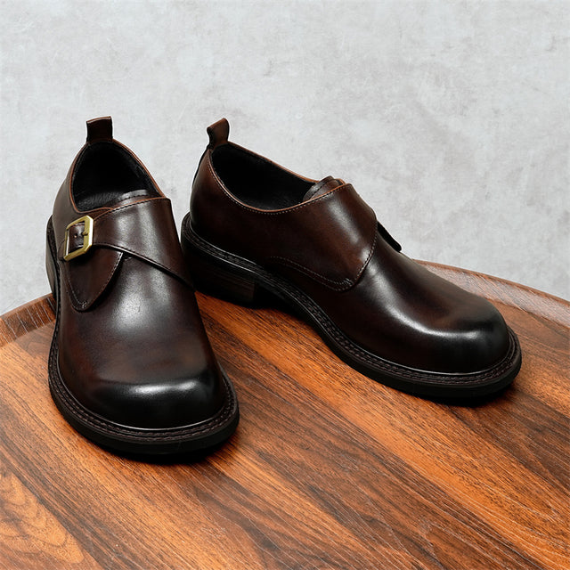 Serpatura Croctex Buckle Brogues Monk Footwear