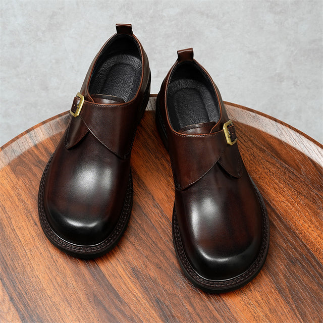 Serpatura Croctex Buckle Brogues Monk Footwear