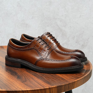 Eldorian Elegance Leather Laces Brogues