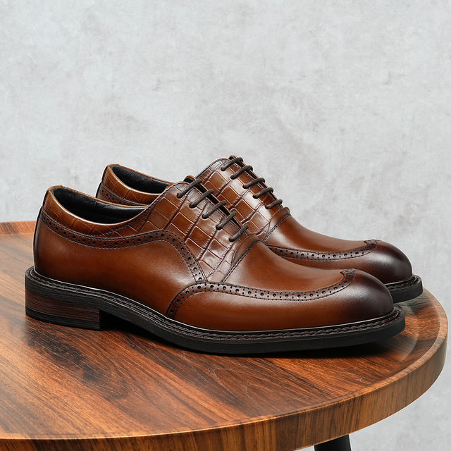 Eldorian Elegance Leather Laces Brogues