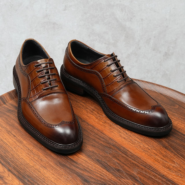 Eldorian Elegance Leather Laces Brogues