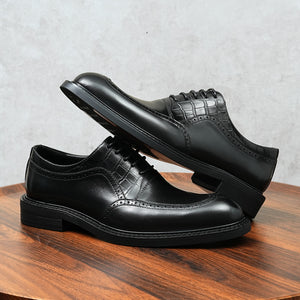 Eldorian Elegance Leather Laces Brogues