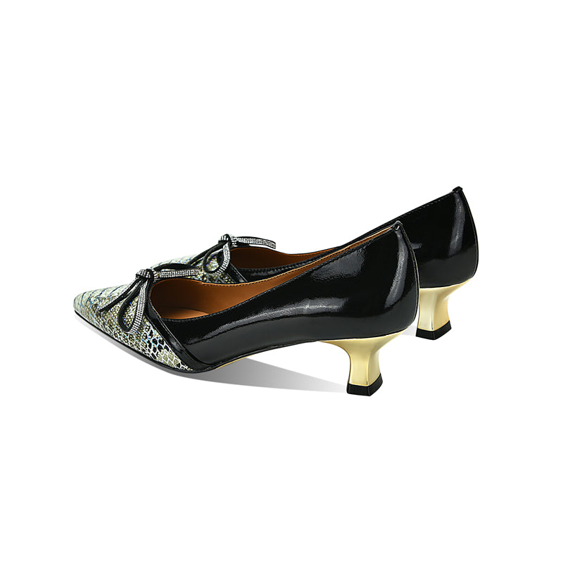 AlliLuxe Classic Elegant Heel Shoes