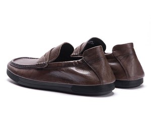 LuxeLeather Classy Slip-On Dress Shoes