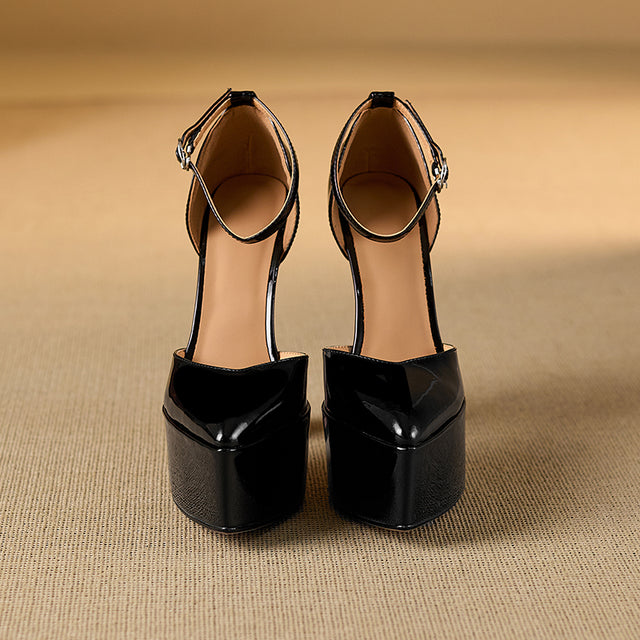 Celestova Ostranuxe Event Croctex Platform Heels