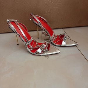 LuxeLeather Fish Mouth Heels