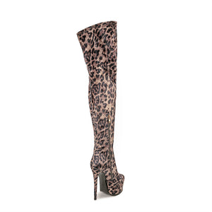 Diamoré Luxe Heel Platform Boots