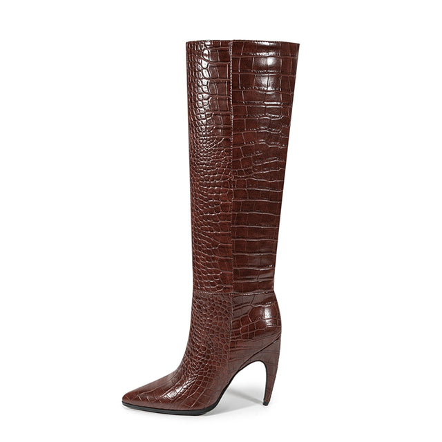 Opulessa Auburnyx Alligator Event Boots