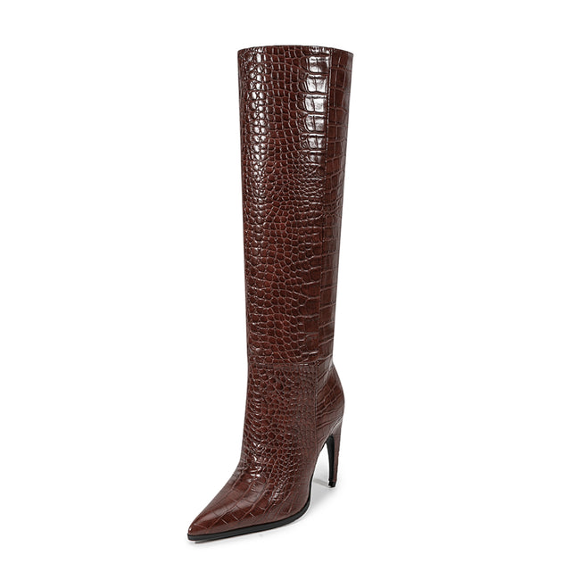 Opulessa Auburnyx Alligator Event Boots