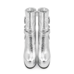 Diamoré Luxe Platform Heel Boots