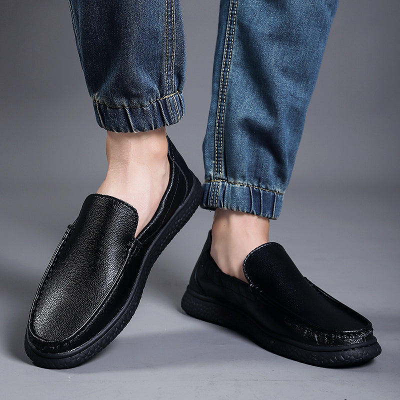 Elegant CrocTex Slip-On Loafers