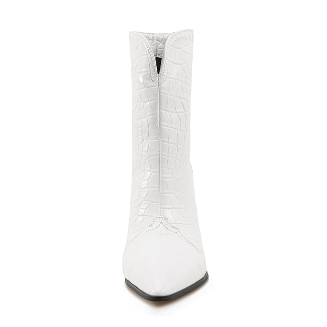 Serpatura Luxalon Alligator Pattern Event Boots