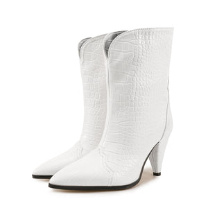 Serpatura Luxalon Alligator Pattern Event Boots