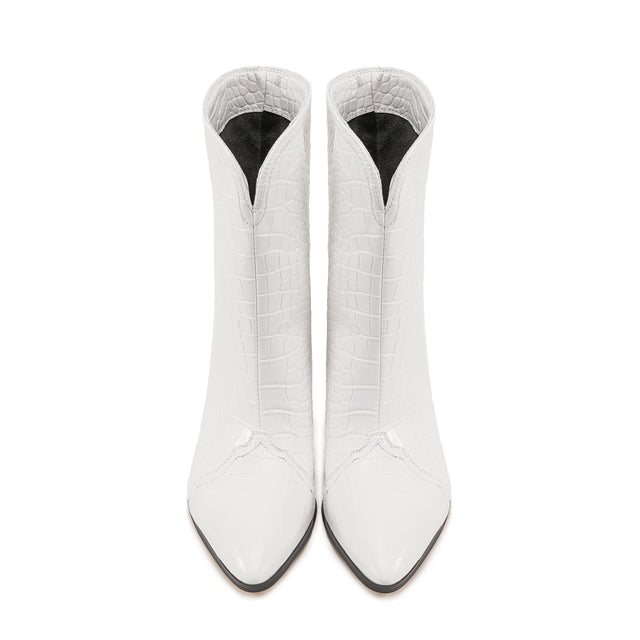 Serpatura Luxalon Alligator Pattern Event Boots
