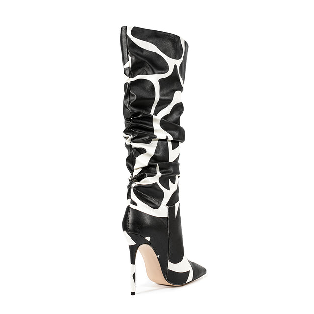 LuxeExo Pointed Toe High Heel Long Boots