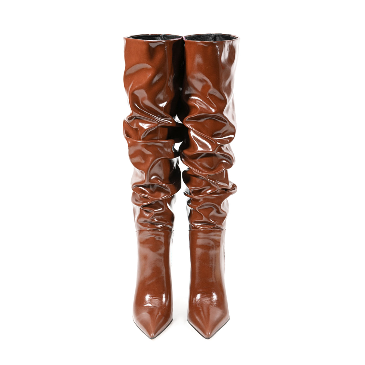 LuxeExo Pointed Toe High Heel Long Boots