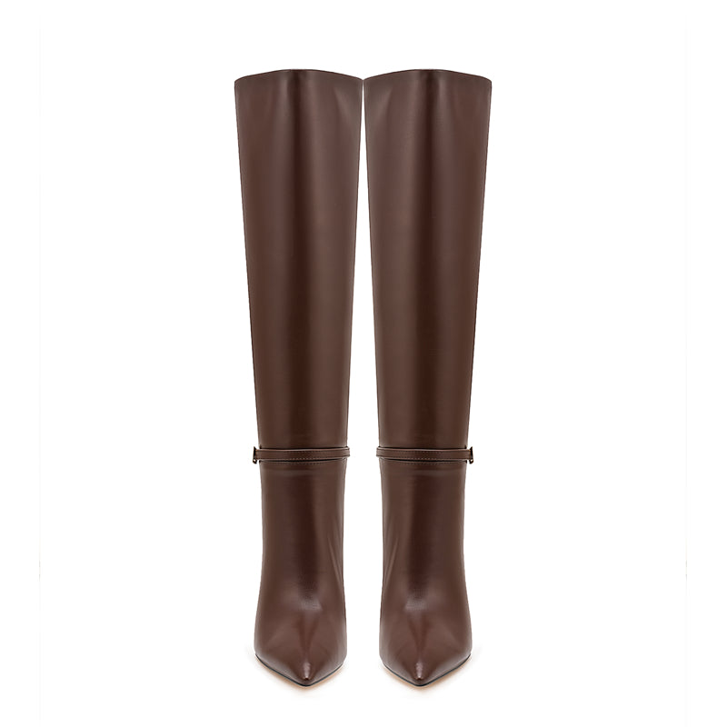 Luxe Chic Winter High Heeled Boots