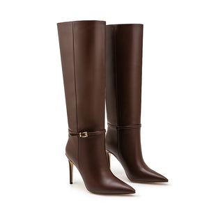 Luxe Chic Winter High Heeled Boots