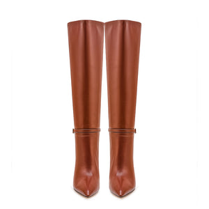 Luxe Chic Winter High Heeled Boots