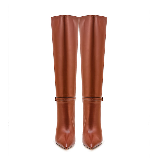 Luxe Chic Winter High Heeled Boots