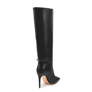 Luxe Chic Winter High Heeled Boots