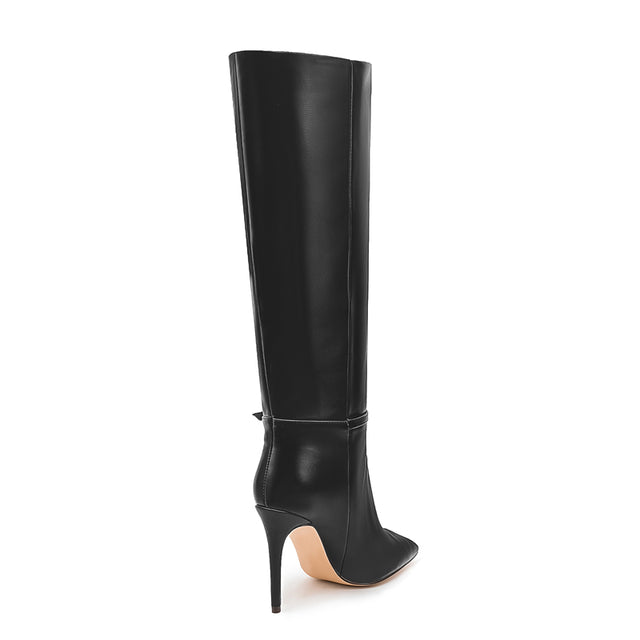 Luxe Chic Winter High Heeled Boots