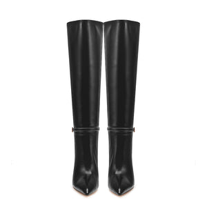 Luxe Chic Winter High Heeled Boots