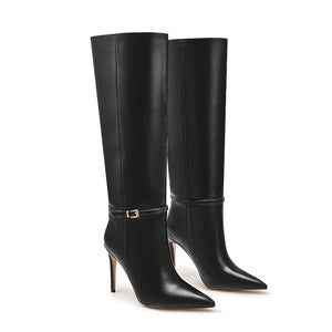 Luxe Chic Winter High Heeled Boots