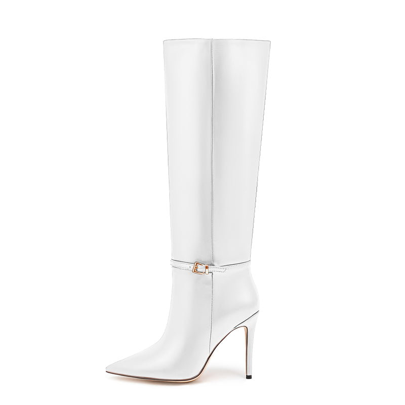 Luxe Chic Winter High Heeled Boots