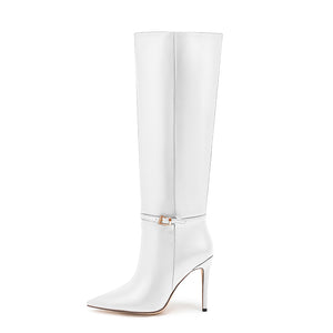 Luxe Chic Winter High Heeled Boots