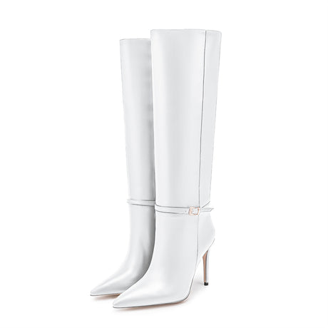 Luxe Chic Winter High Heeled Boots