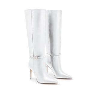 Luxe Chic Winter High Heeled Boots